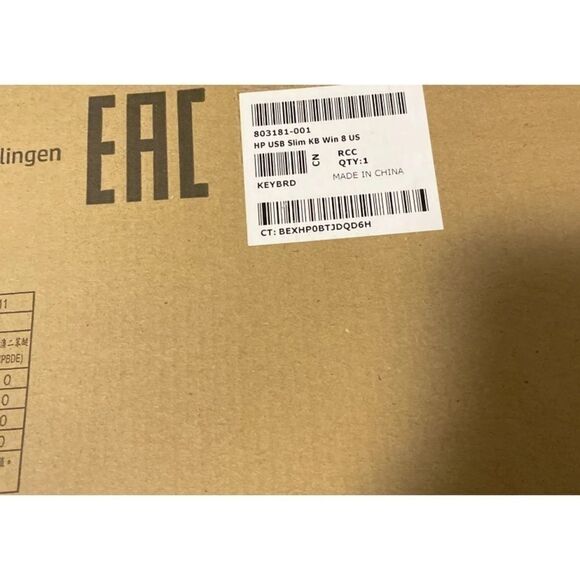 NEW HP Keyboard Business Black Slim Style USB Windows Enhanced - Picture 2 of 3